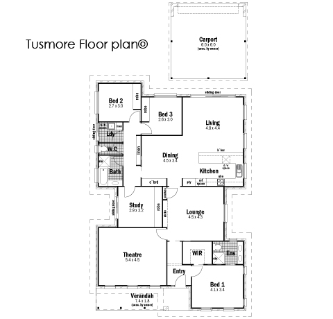 House Design Floor Plan Tusmore