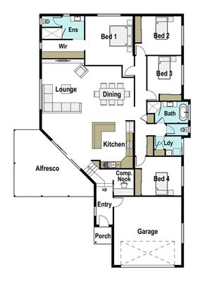 House Design Floor Plan Valley View 260