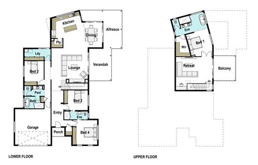 House Design Floor Plan Whitsunday 330