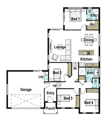 House Design Floor Plan Zenith 170